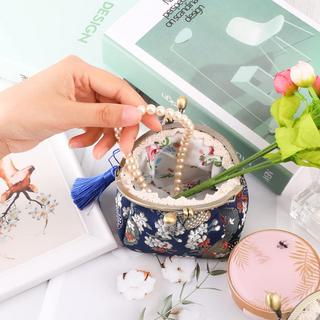 Only-bags.store Portamonete floreale con chiusura a clip  