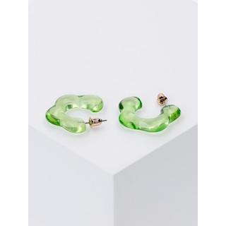 SIX  Statement-Ohrring mit Kunststoffstein 