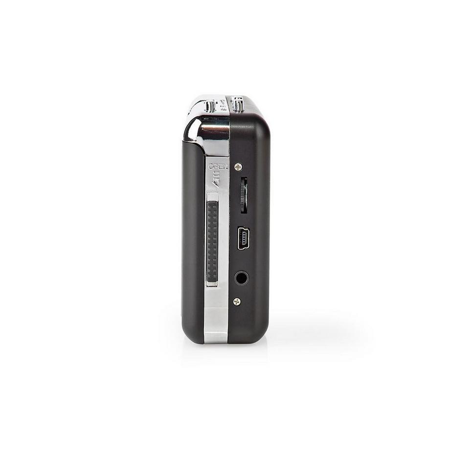 Nedis  Kassettenkonverter | Tragbar | Verbindungsausgabe: 1x 3,5 mm / 1x Mini USB | Zubehör: USB -Kabel | Batteriebetriebener / USB -Stromversorgung 