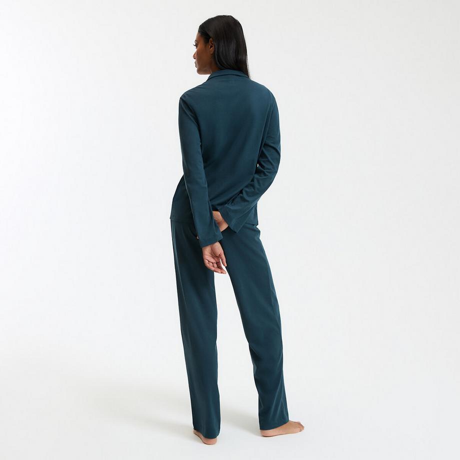 La Redoute Collections Langarm Baumwoll Jersey Pyjama  