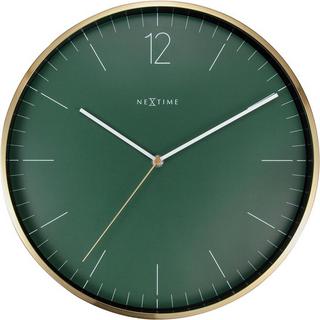 NeXtime Wanduhr Essential Forrest Green Durchmesser 34cm  