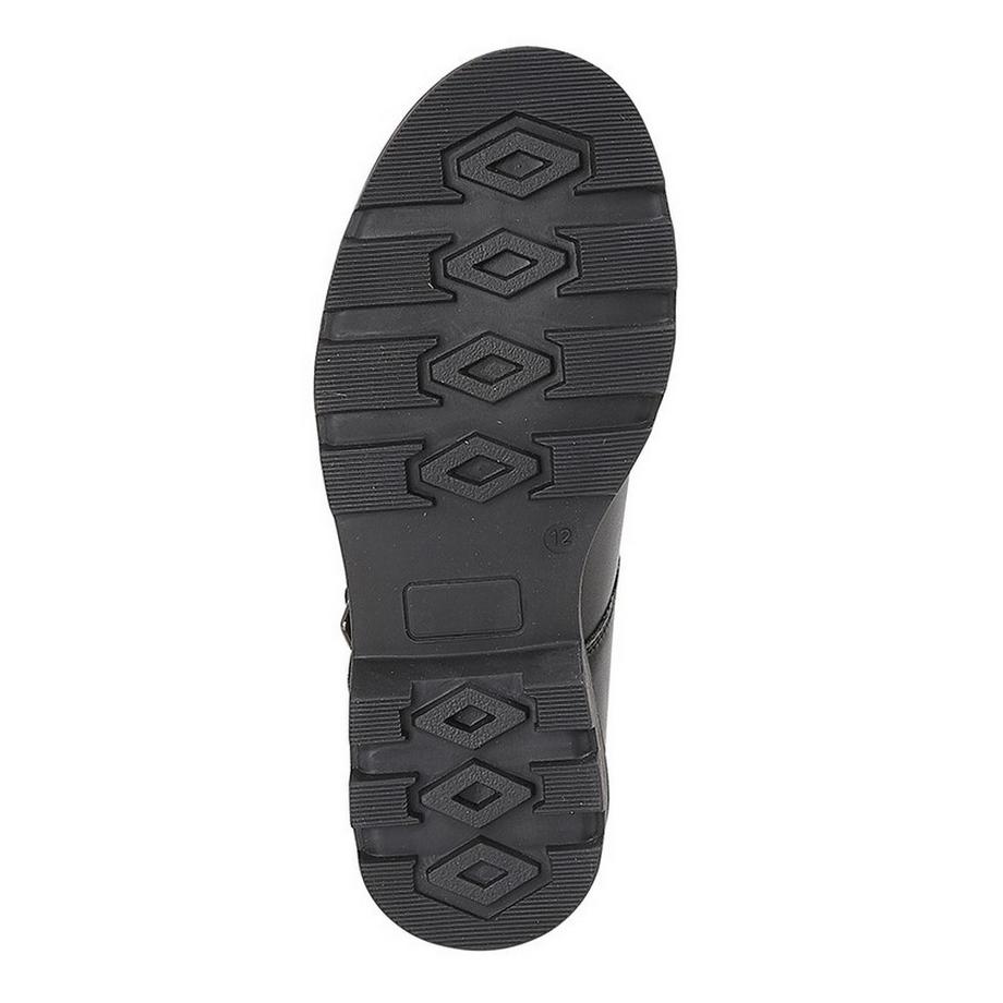 Roamers Chaussures Scolaires en Cuir avec Bride T  