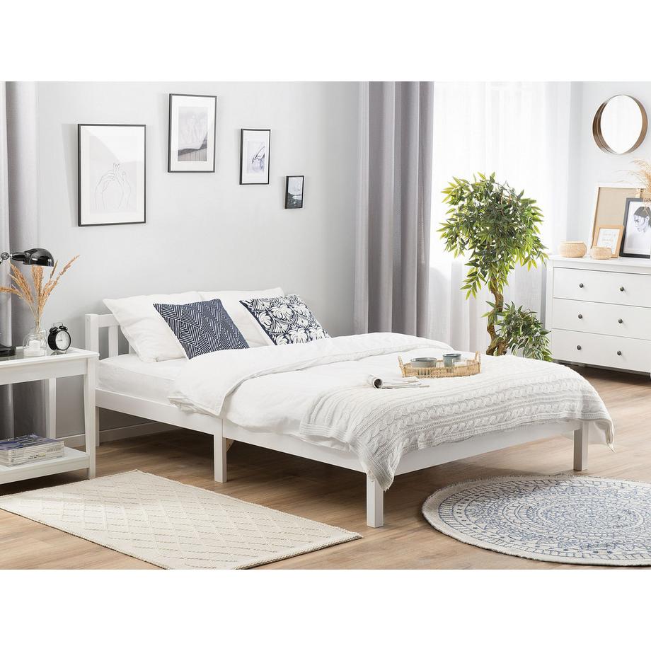 Beliani Letto en Legno di pino Scandinavo FLORAC  