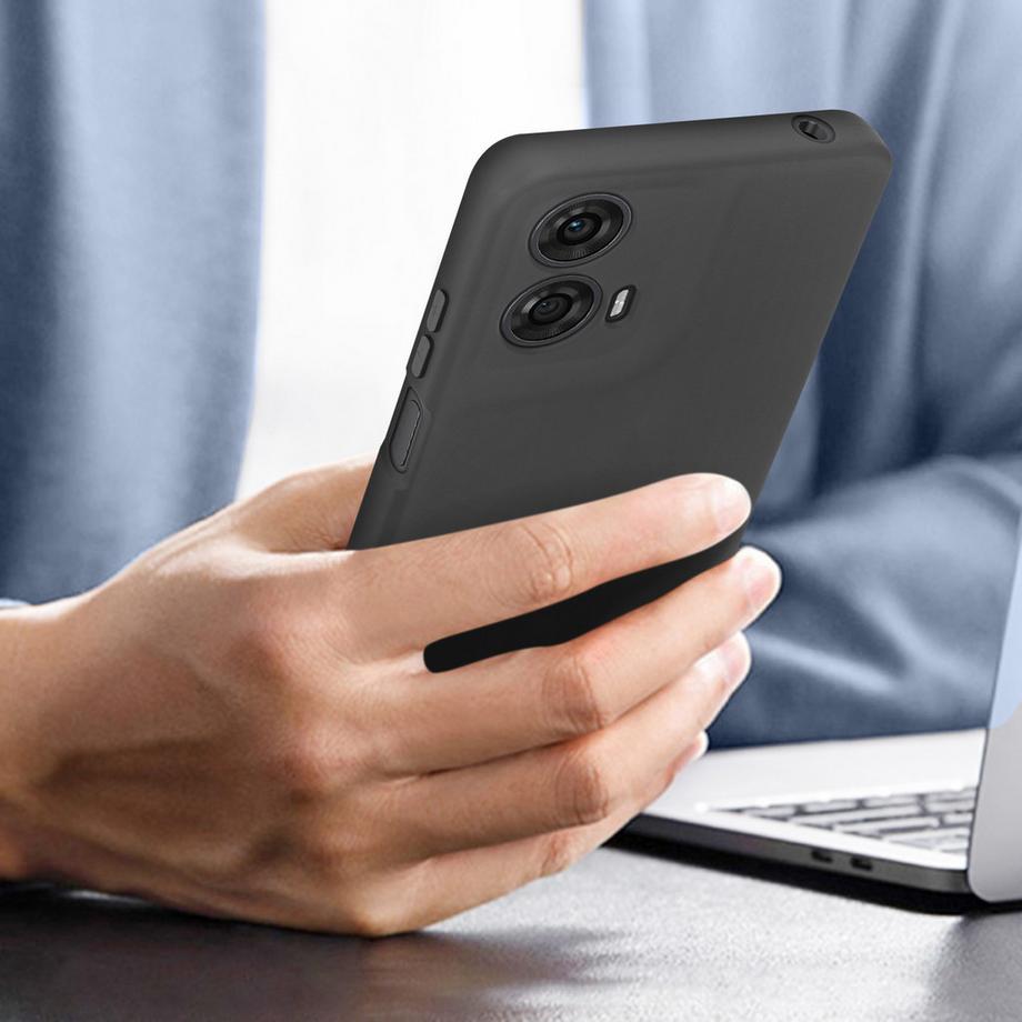 Avizar  Coque Motorola Moto G24 et G04 Noir 