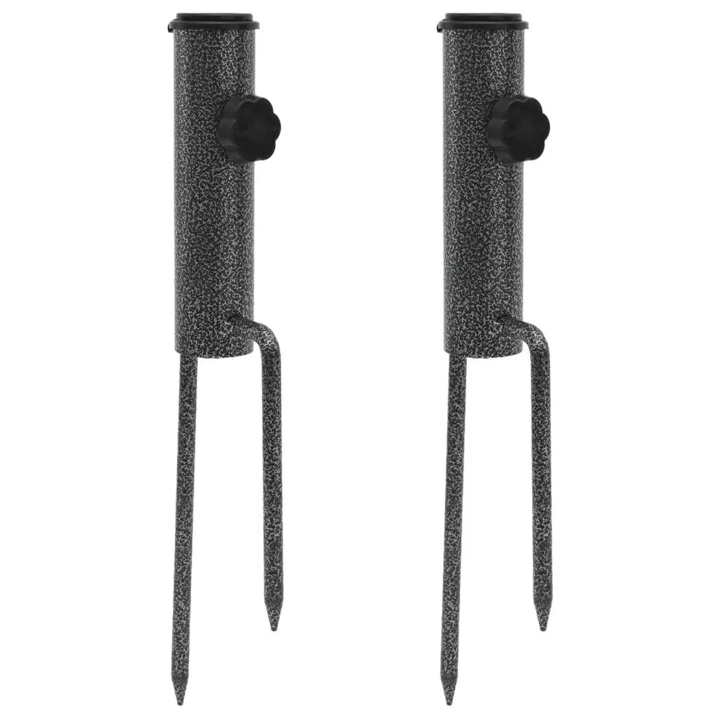 VidaXL - Support de parasol, One Size, Noir