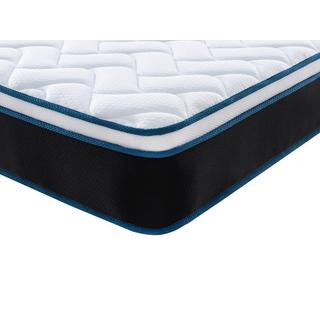 Ysmée Ensemble 140 x 190 cm sommier coffre blanc + matelas ressorts ensachés et mémoire de forme rafraichissante ép.23cm - TORANO de YSMÉE  