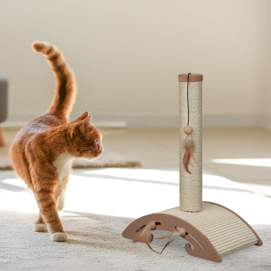 B2X  Kratzmöbel mit Kratzbrett und Spielzeug 