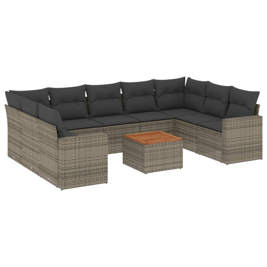 set divano da giardino Polirattan