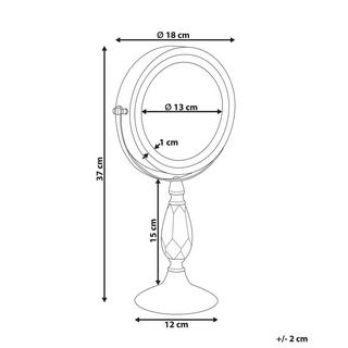 Beliani  Miroir de table en Métal Glamour MAURY 