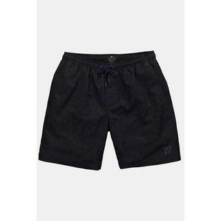 JP1880  Shorts da mare con cintura elastica e stampa allover, fino alla tg. 8XL 