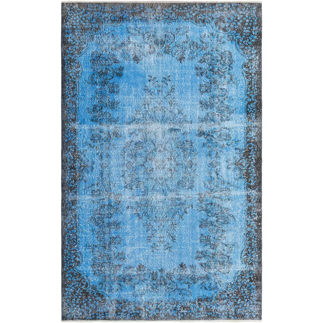 VIDAL - Handgemachter Teppich Ultra Vintage, 200X290CM, Rot Bunt