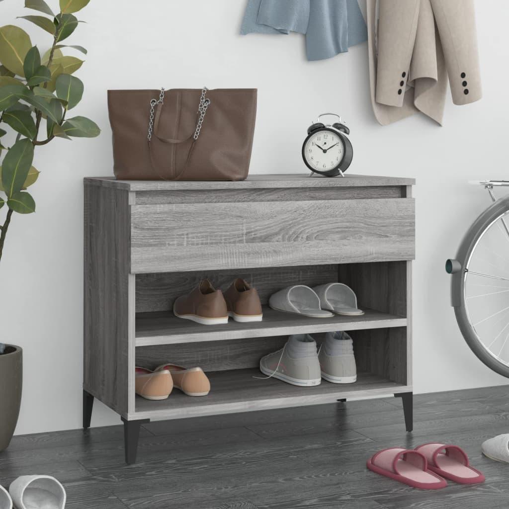 VidaXL Armoire à chaussures bois d'ingénierie  