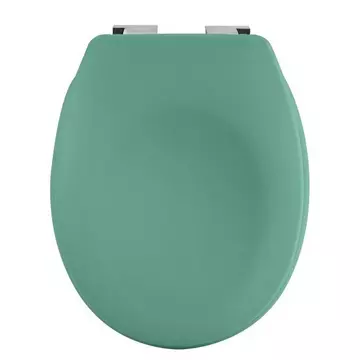 Toilettensitz Duroplast NEELA Mattgrün - Scharniere aus verchromtem ABS