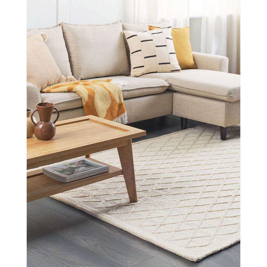 Beliani Tapis en Laine  ERZIN  