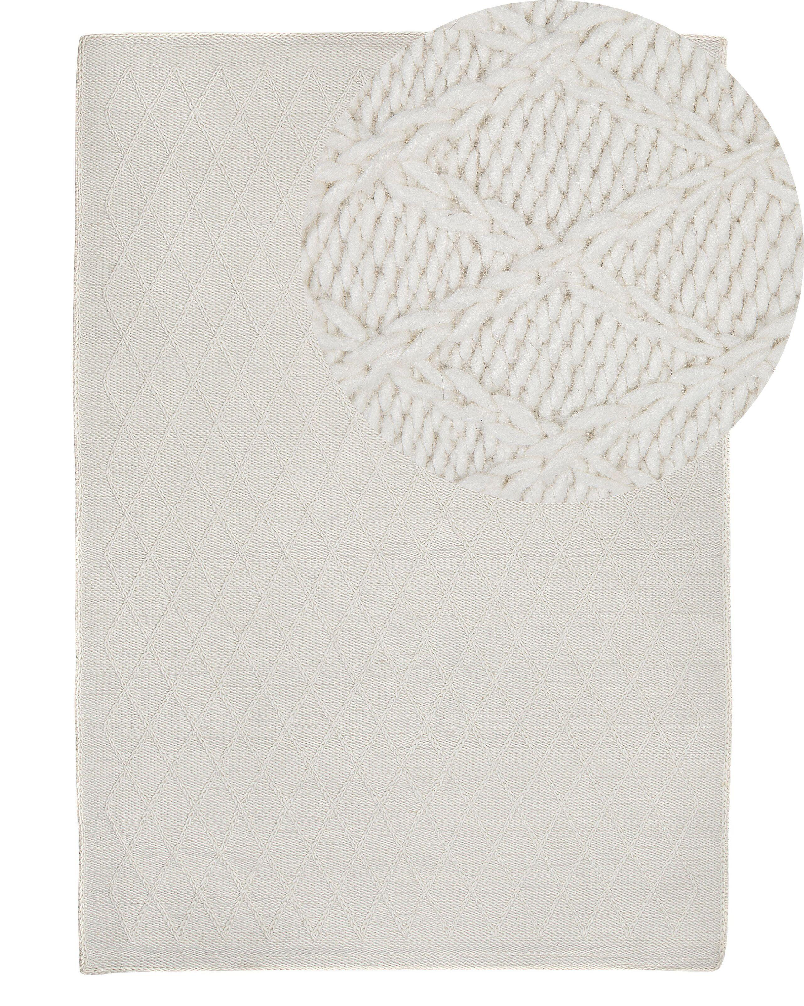 Beliani Tapis en Laine Scandinave ERZIN  