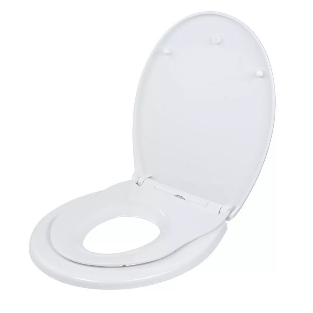 diaqua WC-Sitz "Tino Family Einlage Kinder, Weiss"