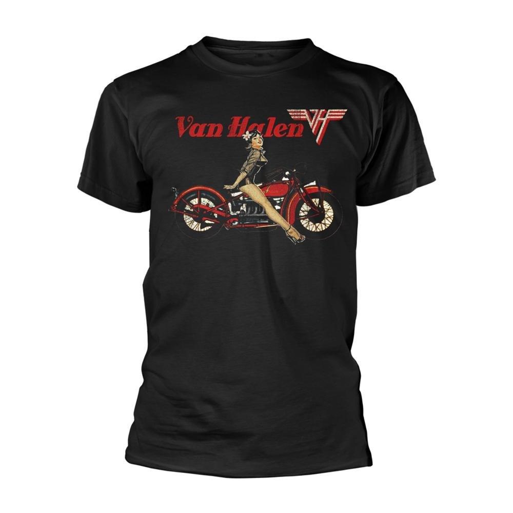 Van Halen  Tshirt PINUP MOTORCYCLE 