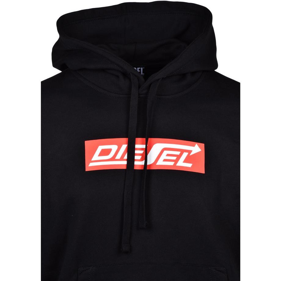 DIESEL Kapuzenpullover mit Logo-Print  
