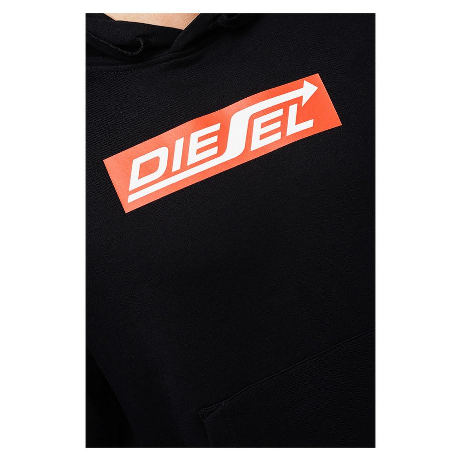 DIESEL Kapuzenpullover mit Logo-Print  