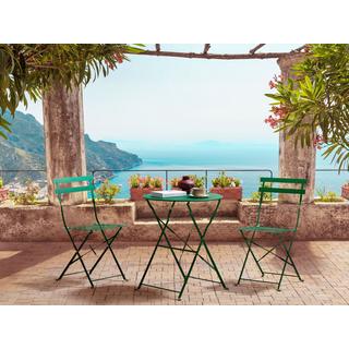 Beliani Bistro Set aus Stahl Modern FIORI  