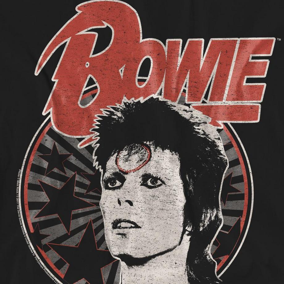 David Bowie Space Oddity Bedrucktes T-Shirt  