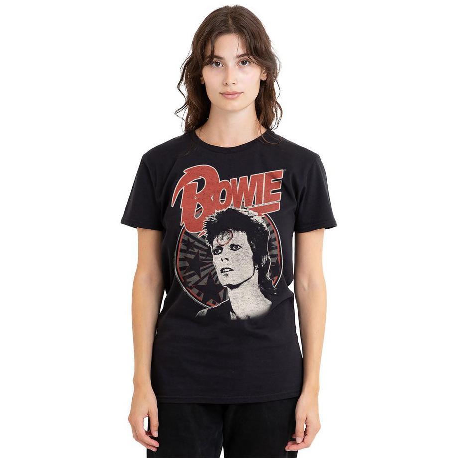 David Bowie Space Oddity Bedrucktes T-Shirt  