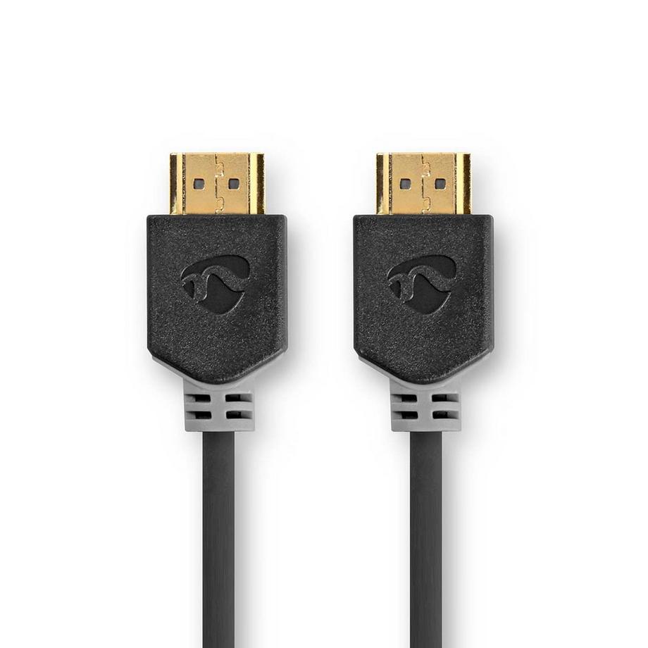 Câble HDMI™ Ultra High Speed | HDMI™ Contact | HDMI™ Contact | 8K@60Hz | 48 Gbps | 2,00 m | Rond | 6,5 mm | Anthracite | Låda