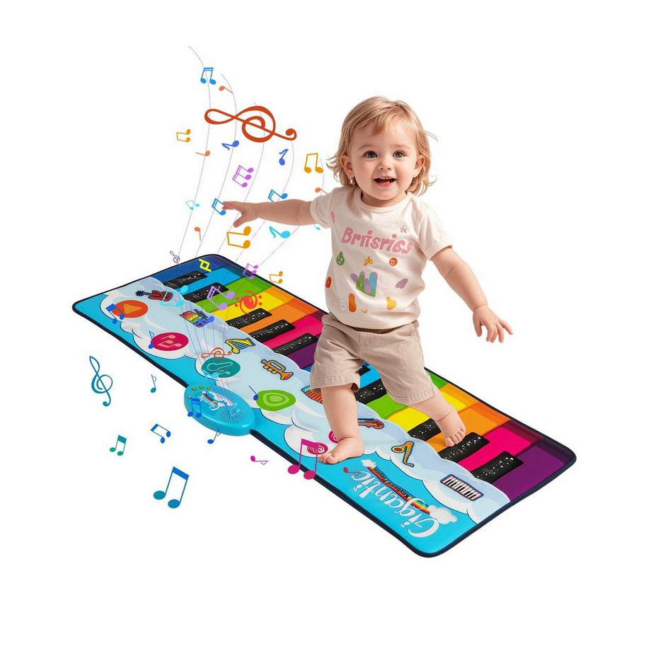 Tapis de piano pour enfants avec 8 instruments
