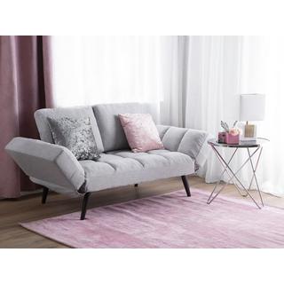 Beliani Schlafsofa aus Polyester Glamourös BREKKE  