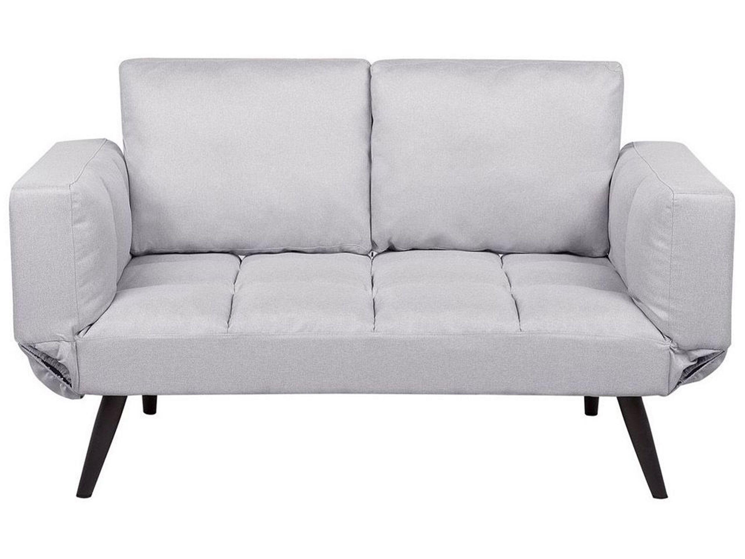 Beliani Schlafsofa aus Polyester Glamourös BREKKE  