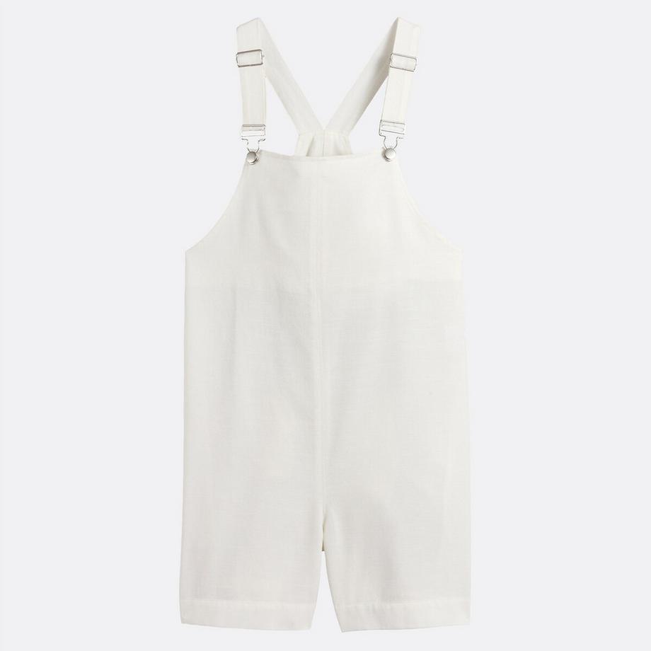 La Redoute Collections Salopette Corta Lyocell Denim  
