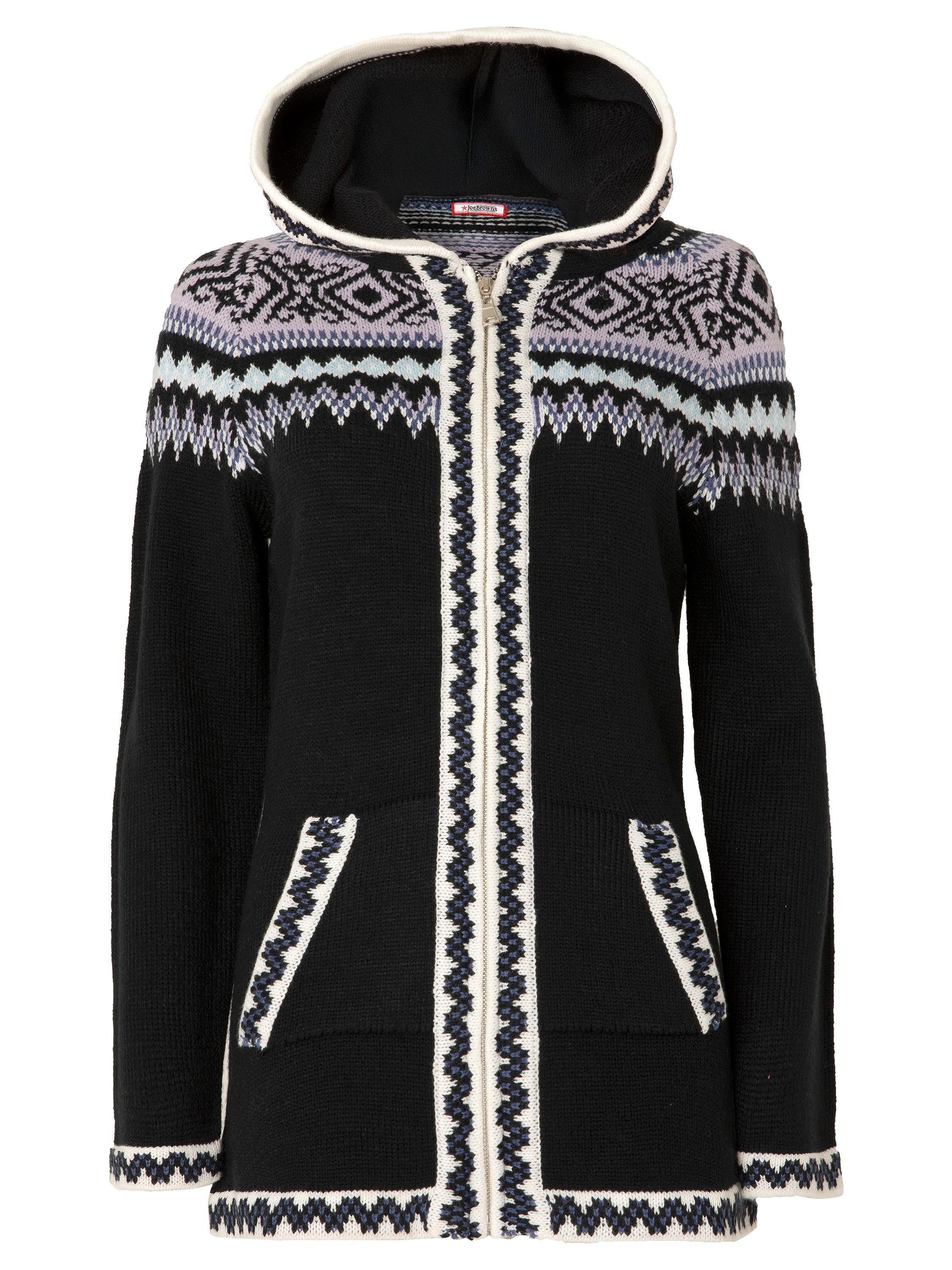 Joe Browns  Pull Capuche Fair Isle 