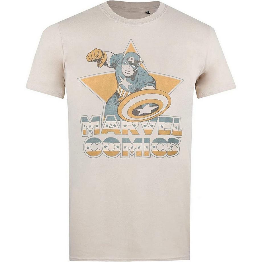 MARVEL Captain America Stars & Stripes Regular Fit T-Shirt  