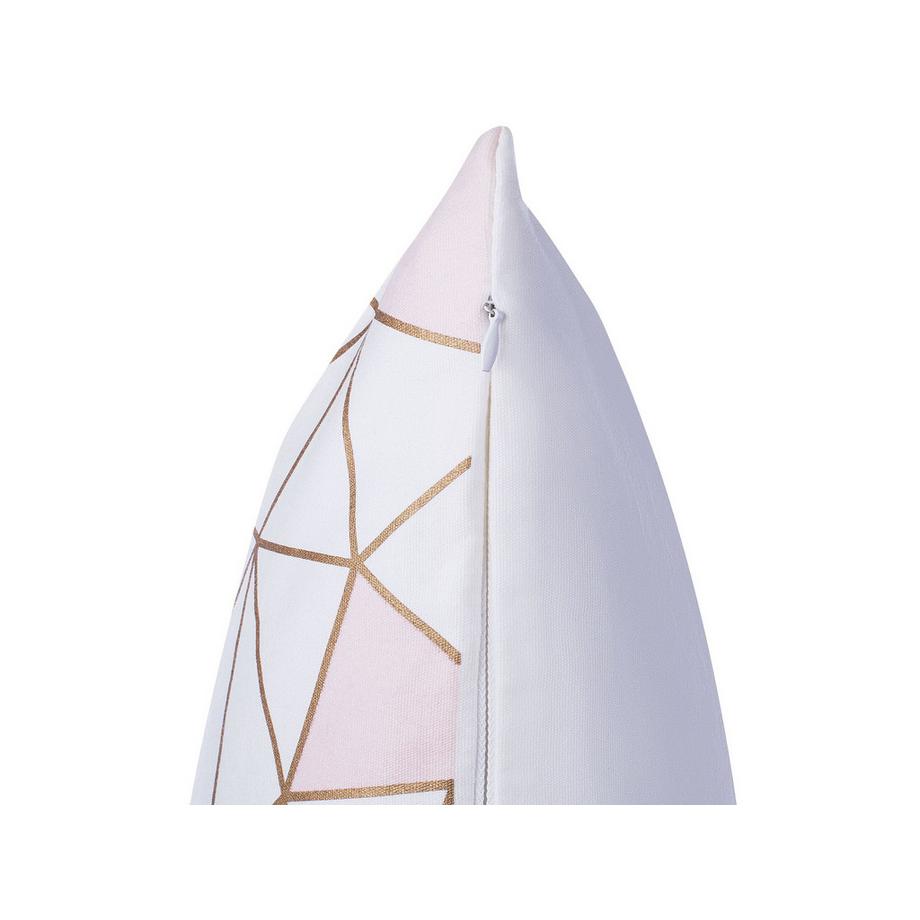 Beliani Dekokissen 2er Set aus Baumwolle Skandinavisch CLARKIA  