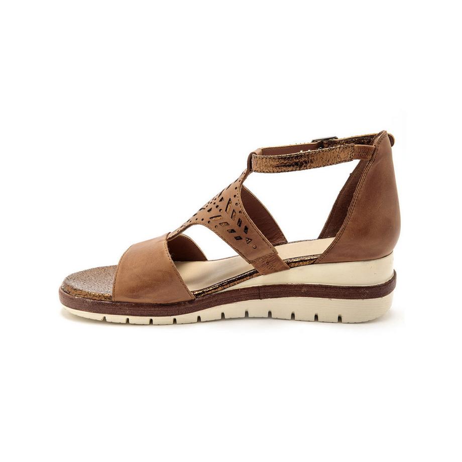 Pédiconfort Leder Keilsandalen  