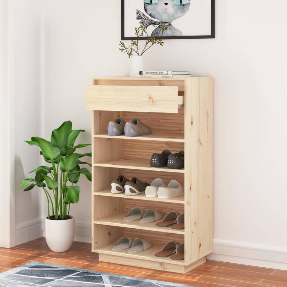 VidaXL Armoire à chaussures bois  