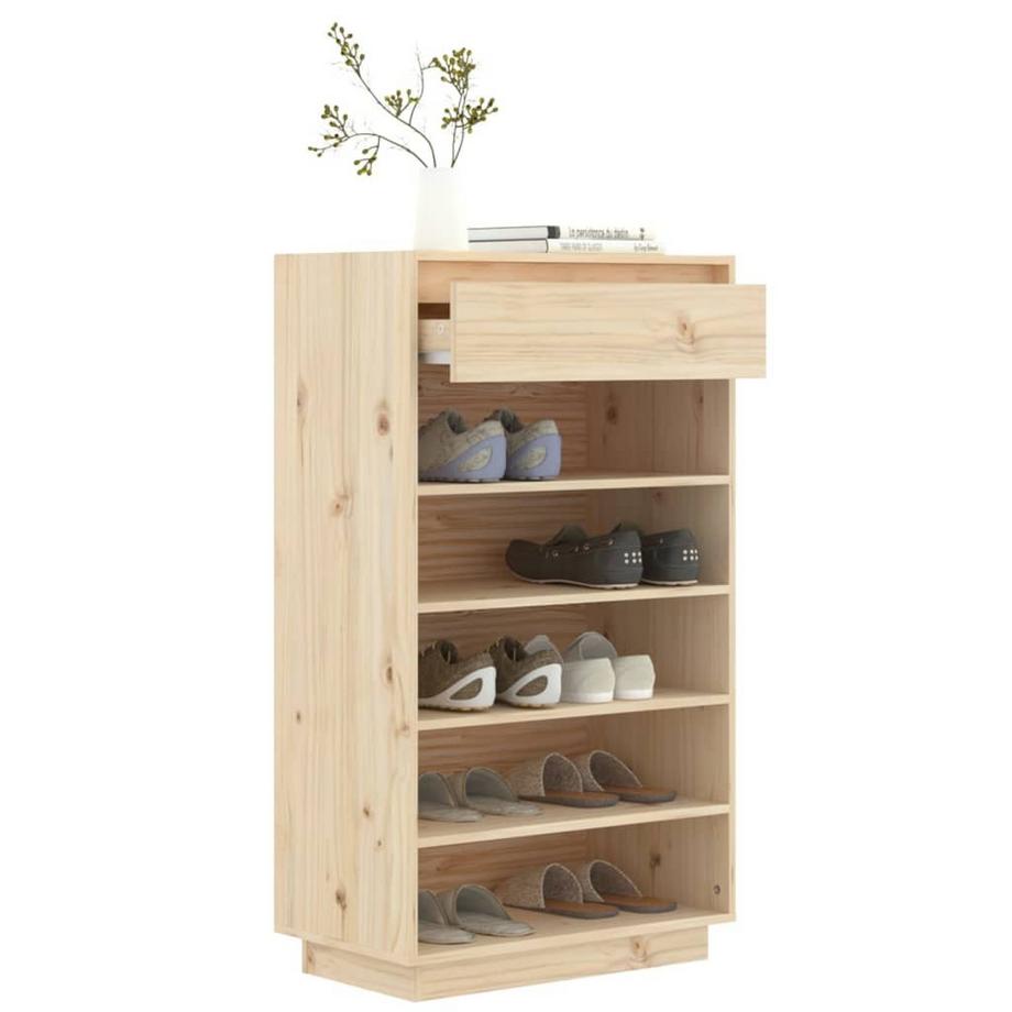 VidaXL Armoire à chaussures bois  