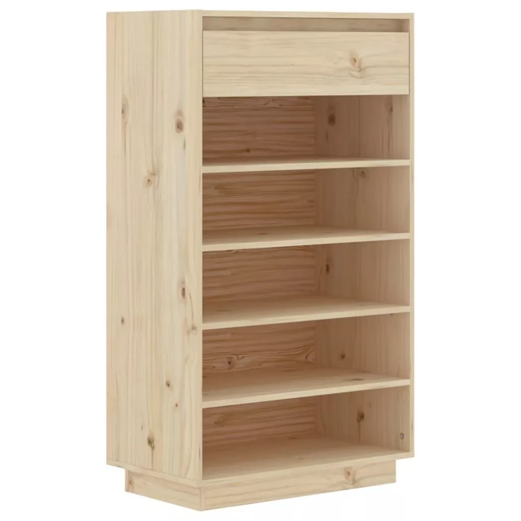 Armoire à chaussures 60x34x105 cm Bois de pin massif vidaXL