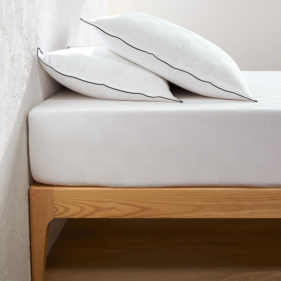 La Redoute Intérieurs Victor Vorgewaschenes Baumwoll-Satin Fixleintuch  