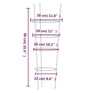 VidaXL Support de plantes de jardin  