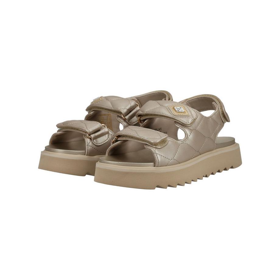 REPLAY Gesteppte Plateausandalen  