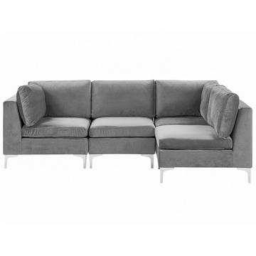 Ecksofa aus Samtstoff Modern EVJA