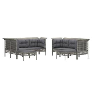 VidaXL Garten lounge set poly-rattan  