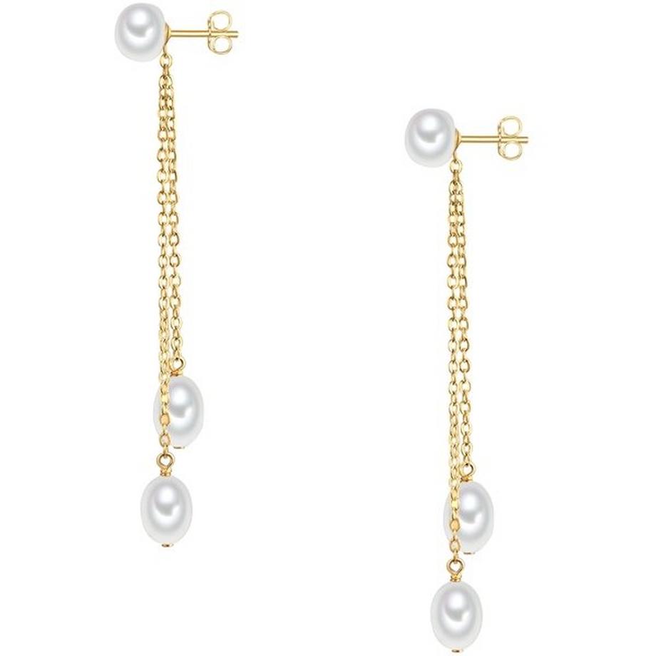 Valero Pearls  Femme Boucles d'oreille en argent 