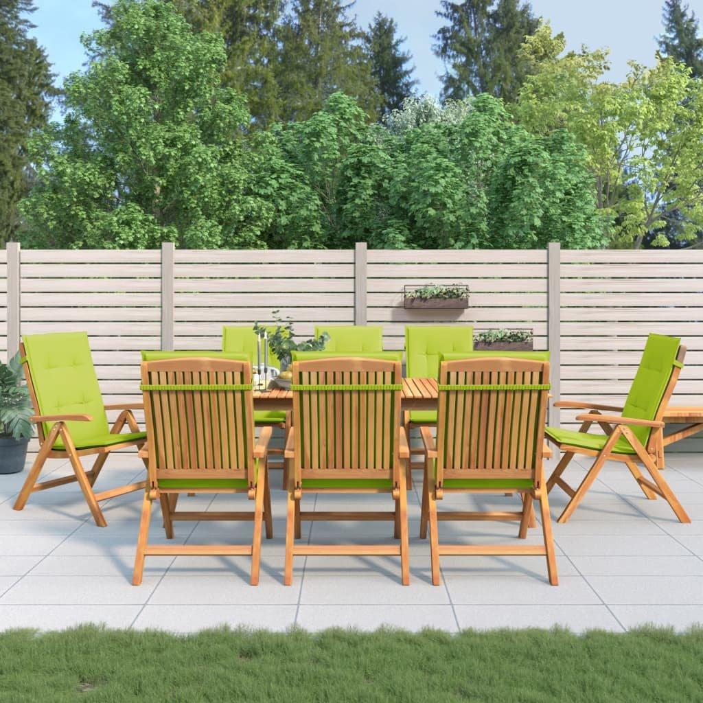 VidaXL sedia da giardino reclinabile Legno  