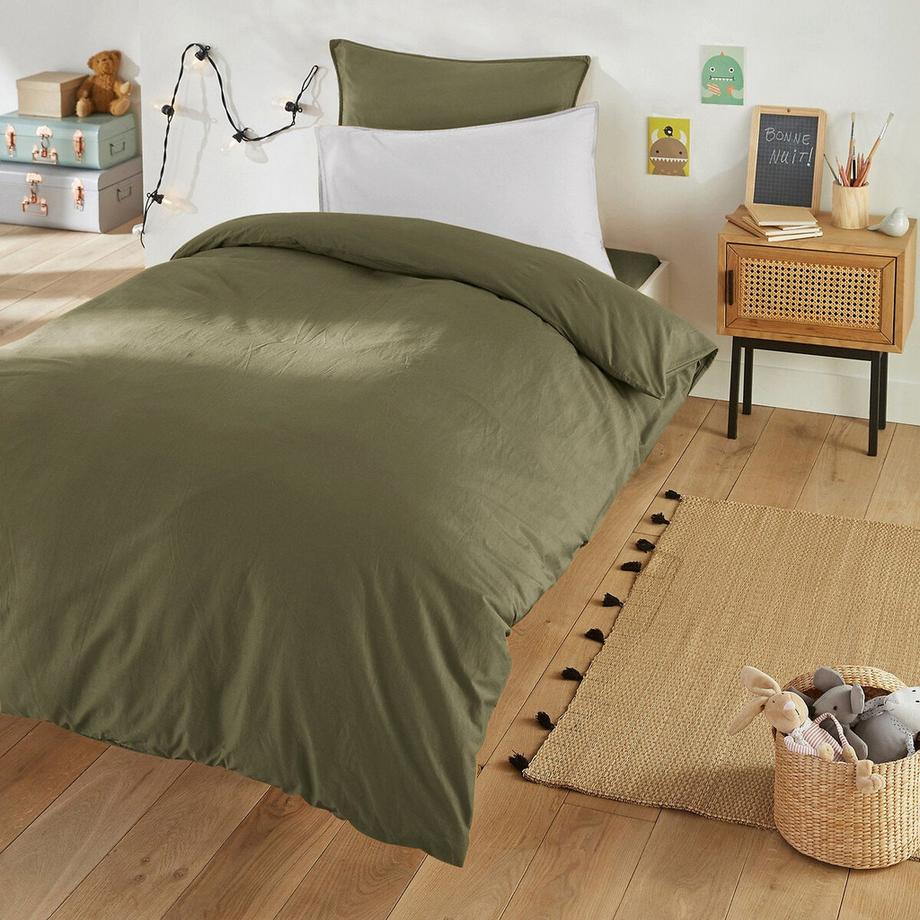 La Redoute Intérieurs Scenario Drap Housse Enfant en Coton Lavé  