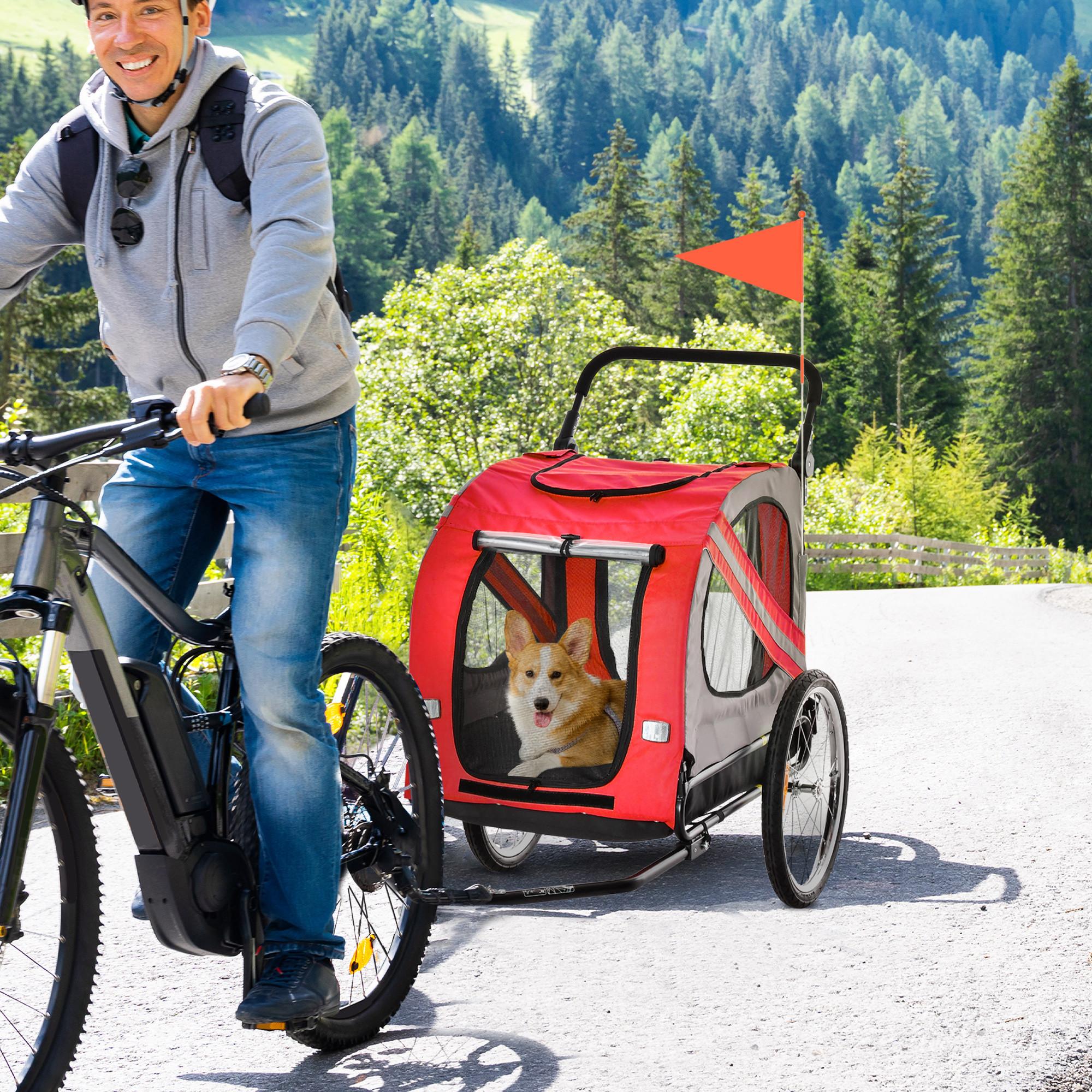 PawHut  Chariot pour animaux de compagnie 