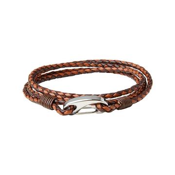 Bracelet Cuir Tressé