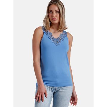 Tanktop Escote Guipur