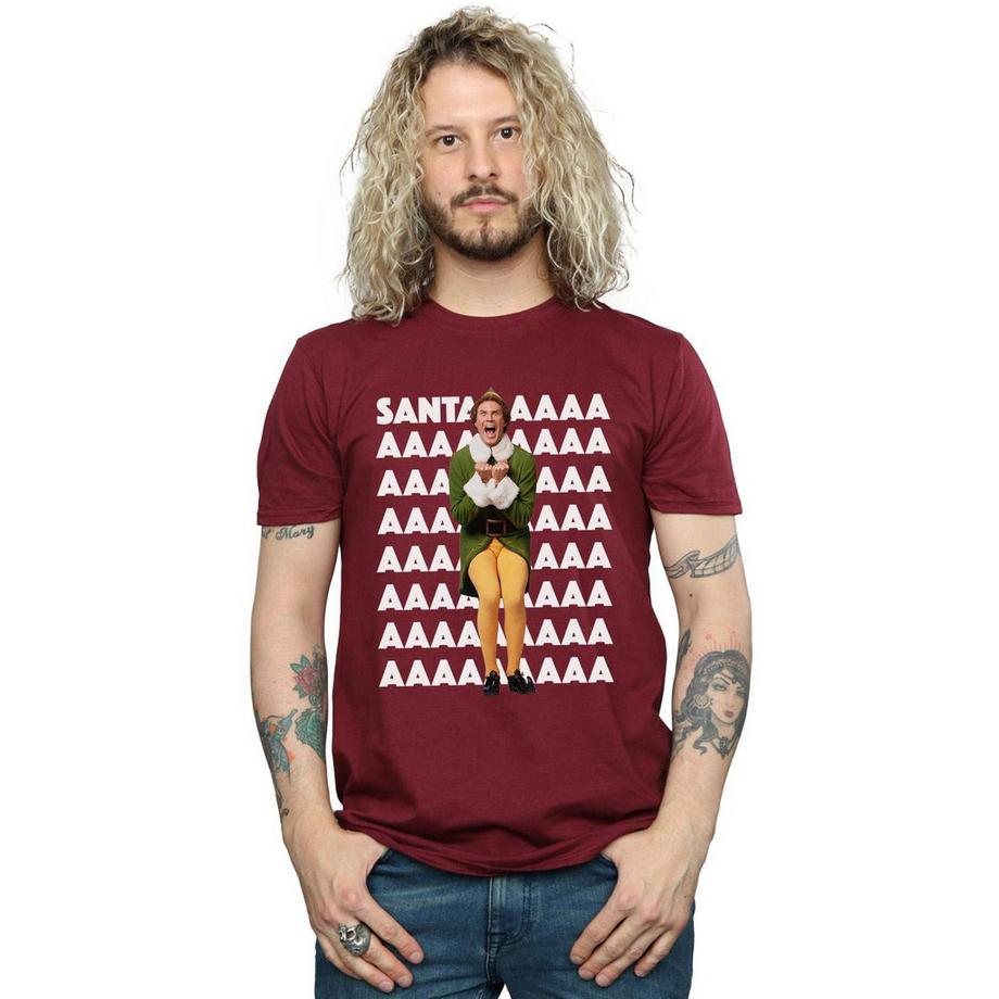 Elf Santa I Know Him T-Shirt Stampata  
